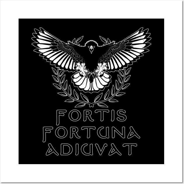 Fortis Fortuna Adiuvat Wall Art by NicGrayTees